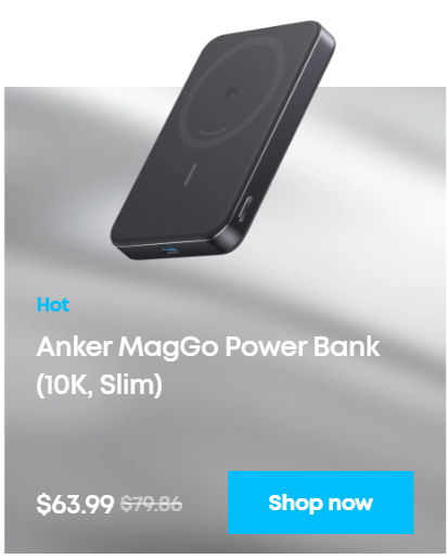 Anker MagGo Power Bank (10K, Slim)