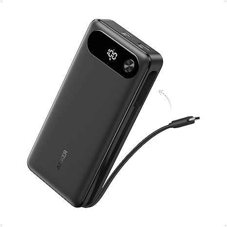 Anker Power Bank, 20,000mAh Travel Essential Portable Charger